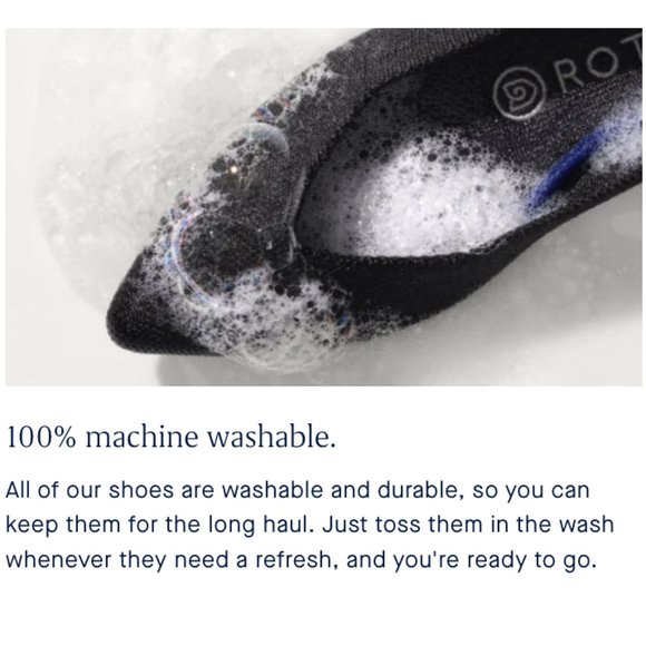 NWT Rothy's "The Point" heathered black 10 - Picture 7 of 9